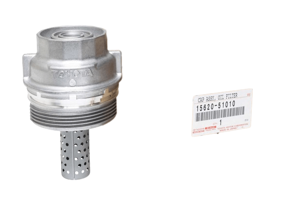 1562051010 Toyota LandCruiser VDJ78 VDJ76 1VD 4.5 Diesel V8 Oil Filter Housing Cap Genuine - Cerol Auto