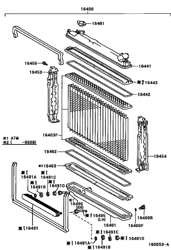 16400 - 66081 Radiator - Toyota Group - Cerol Auto