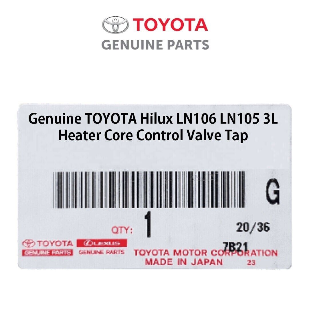 8724089126 OEM TOYOTA Hilux LN106 LN105 3L Heater Core Control Valve Tap