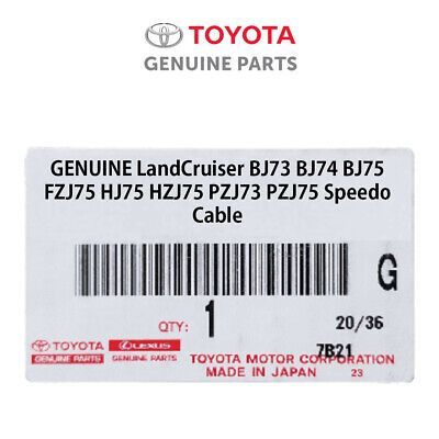 8371090K06 OEM LandCruiser BJ73 BJ74 BJ75 FZJ75 HJ75 HZJ75 PZJ73 PZJ75 Speedo Cable