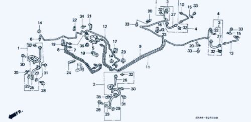 46210-SR3-013 Honda OEM 46210-SR3-013 Brake Portioning Valve 92-95 CIVIC From Japan OEM