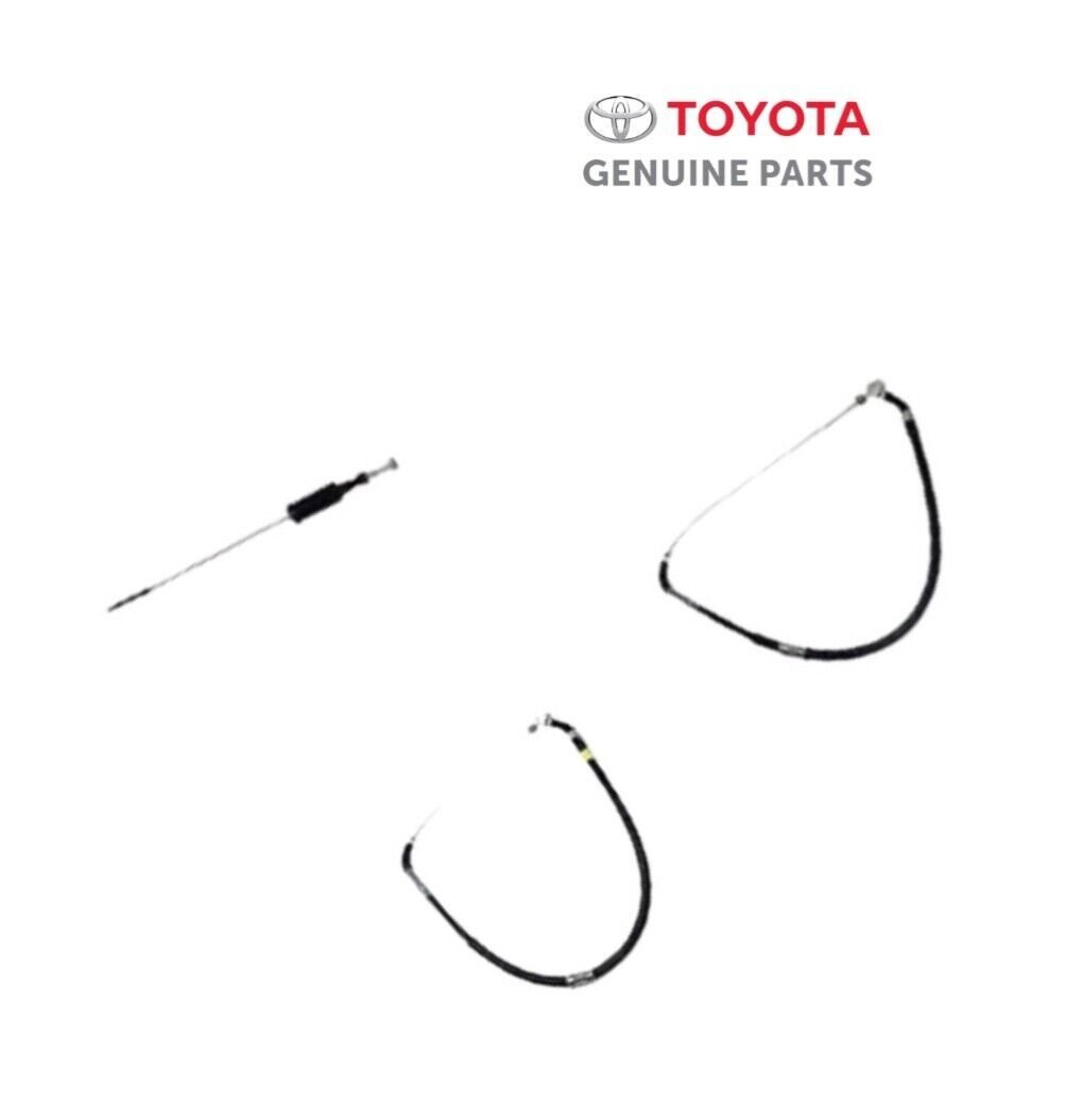 AE86 CABLE BRAKE Set Toyota Genuine COROLLA ASSY PARKING Center Left Right OEM - Cerol Auto