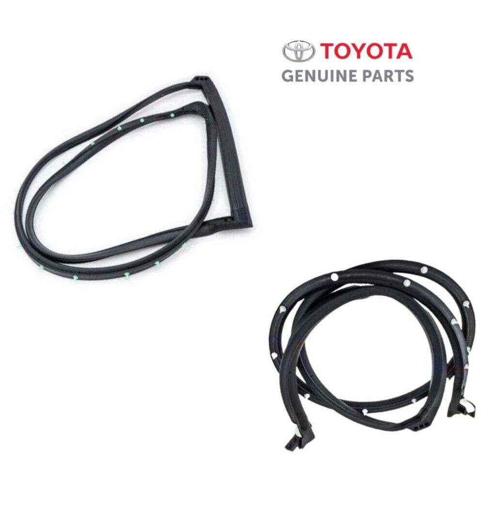6788260041 Toyota LandCruiser VDJ78 HDJ78 Barn Doors Weatherstrip Seal Rubber Set Genuine