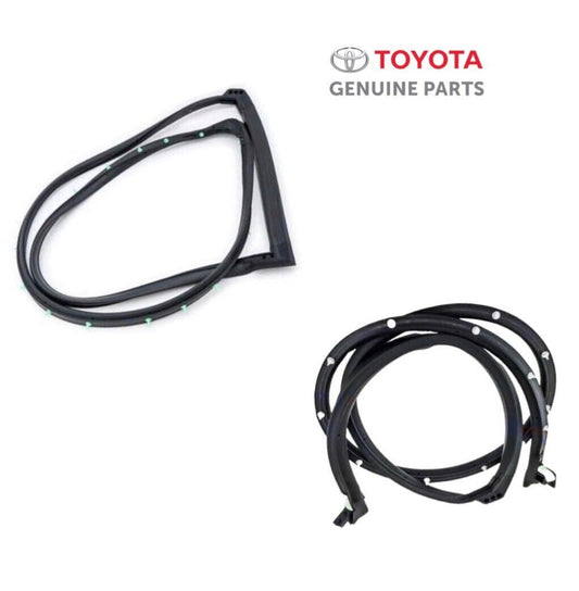 6788260041 Toyota LandCruiser 70 Series Barn Doors Weatherstrip Seal Rubber Set Genuine