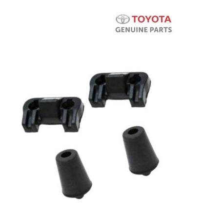 67293-14030(x2) 90541-09047(x2) TOYOTA OEM JZA70 SUPRA MK3 وسادة إيقاف الباب الخلفي السفلي العلوي مجموعة من 4 قطع