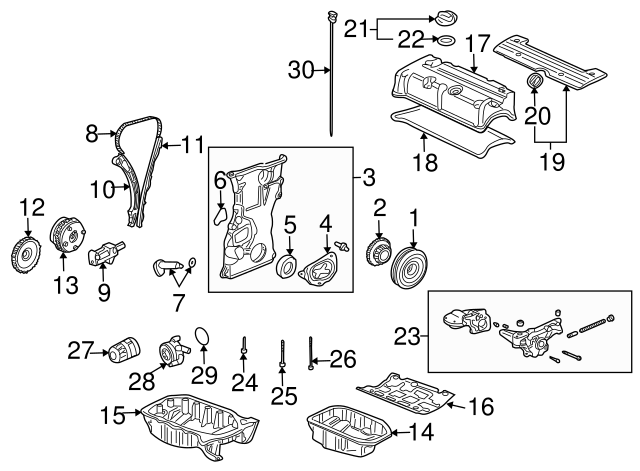 15100PRBA01 OEM Honda Type R & Acura RSX Type S K20A K20A2 K20Z1 15100-PRB-A01 Oil Pump