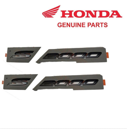 75710-S2A-000(x2) 75711-S2A-000(x2) OEM HONDA S2000 AP1 AP2 Fender Side Chrome Emblem Badge Right & Left Set JDM
