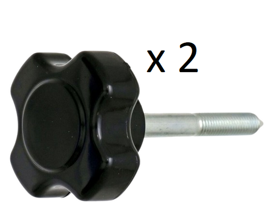 Toyota LandCruiser FJ40 BJ46 BJ45 BJ44 Windscreen Handle Catch Knob x2 Genuine