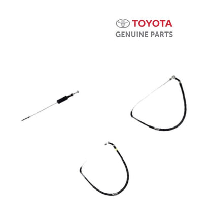 AE86 CABLE BRAKE Set Toyota Genuine COROLLA ASSY PARKING Center Left Right OEM - Cerol Auto