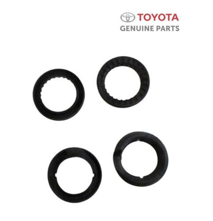 Toyota Corolla AE86 Genuine Rear Coil Spring Insulator Upper & Lower set OEM - Cerol Auto